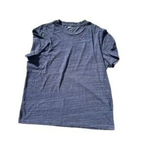 Old Navy Mens XL Navy Blue Heathered Soft Washed Crew Neck Short Sleeve T-Shirt